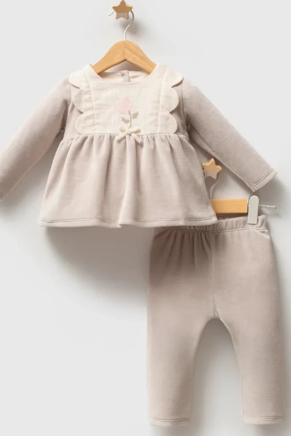 Tongs Baby Etamine 2'li Takım 5683 Gri