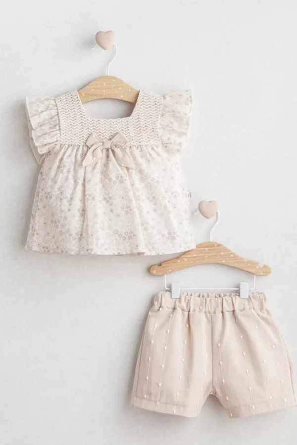 Tongs Baby Flowery 2'li Takım 5500 Bej