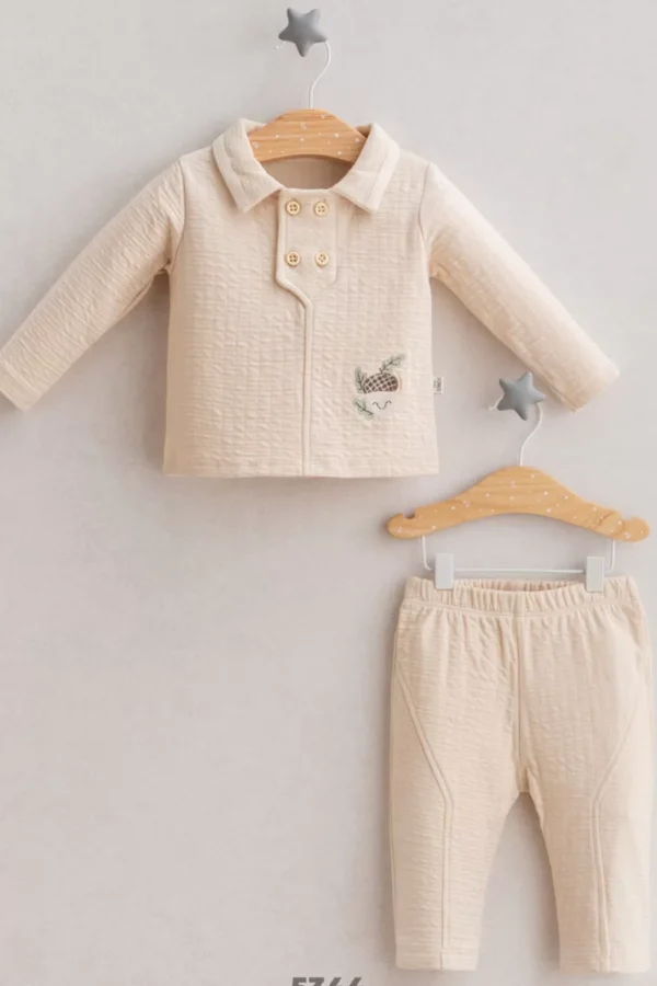 Baby İn The Woods 2'li Takım  Krem