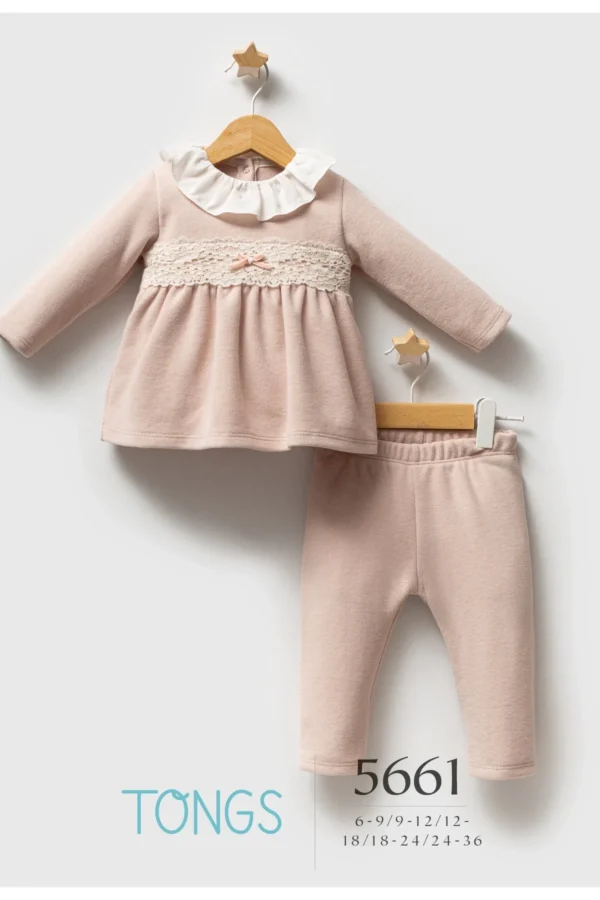 Tongs Baby Lace Dream 2'li Takım 5661 Pudra