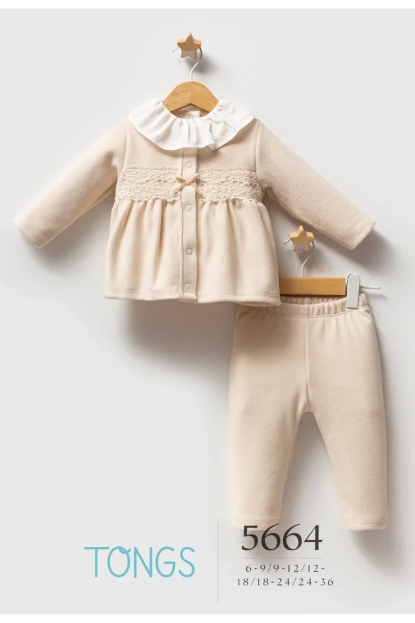 Tongs Baby Lace Dream 3'lü Takım 5664 Ekru