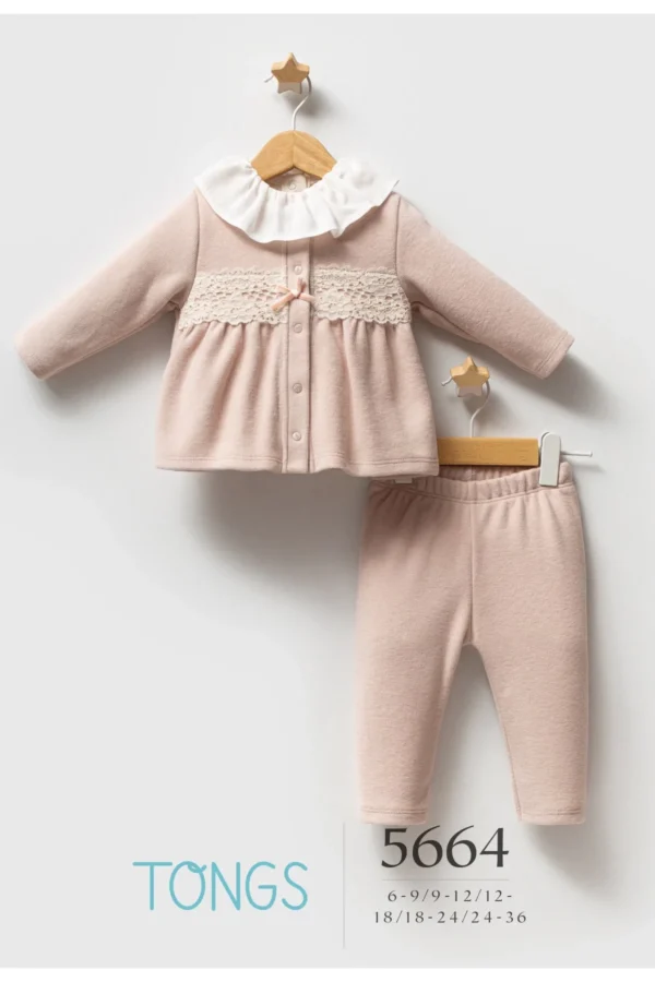 Tongs Baby Lace Dream 3'lü Takım 5664 Pudra