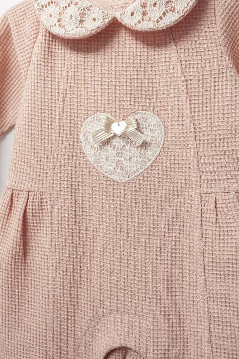 Baby Lace Heart Tulum Somon - Görsel 4