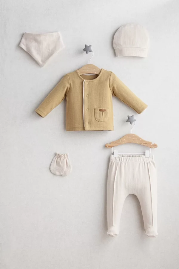 Little Bear 5'li Zıbın Set 5445 Hardal