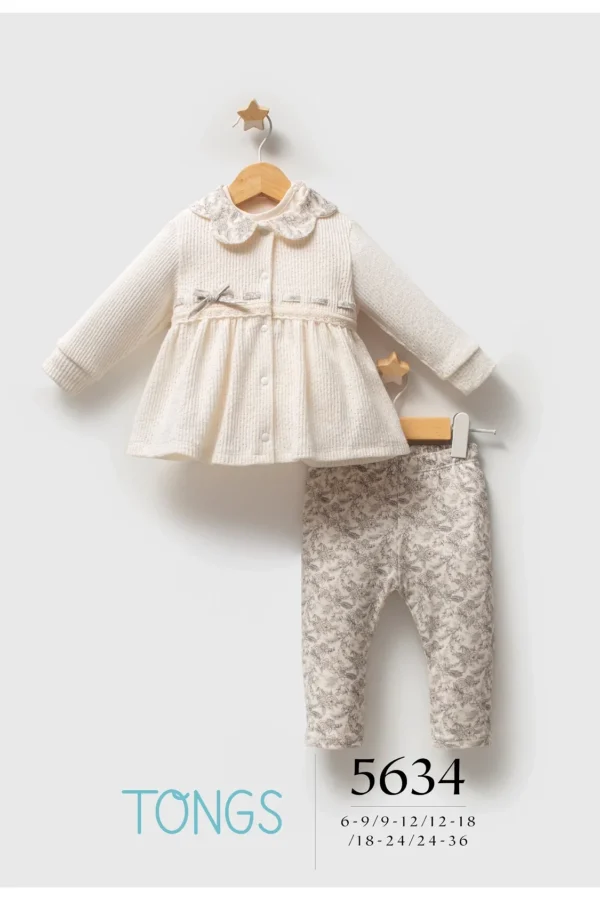 Tongs Baby Little Honey 3'lü Takım 5634 Ekru