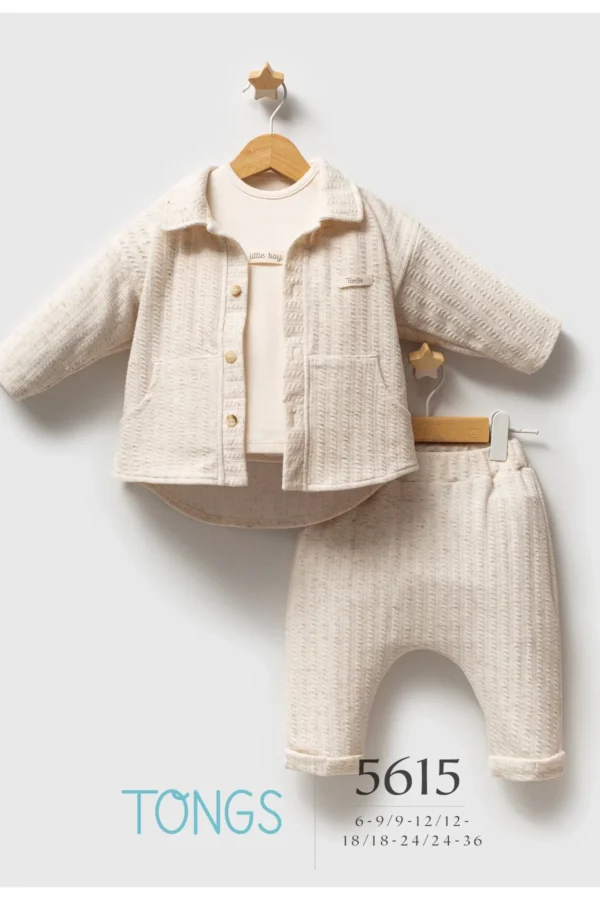 Tongs Baby Renewall 3'lü Takım 5615 Ekru