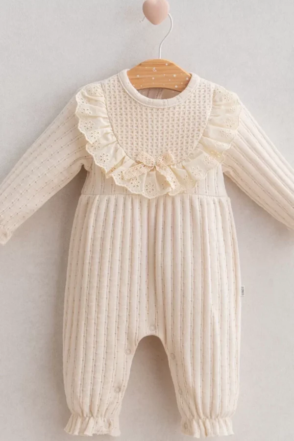 Baby Soft Flower Tulum  Ekru