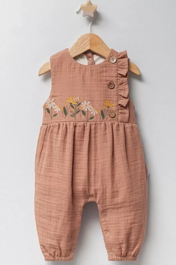 Nemere Müslin Salopet  Kahverengi