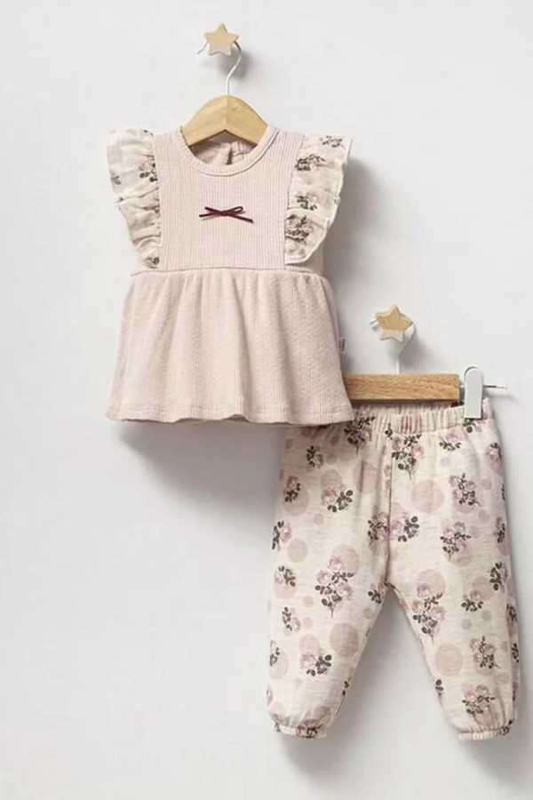 Baby Vintage Rose 2'li Takım  Pudra