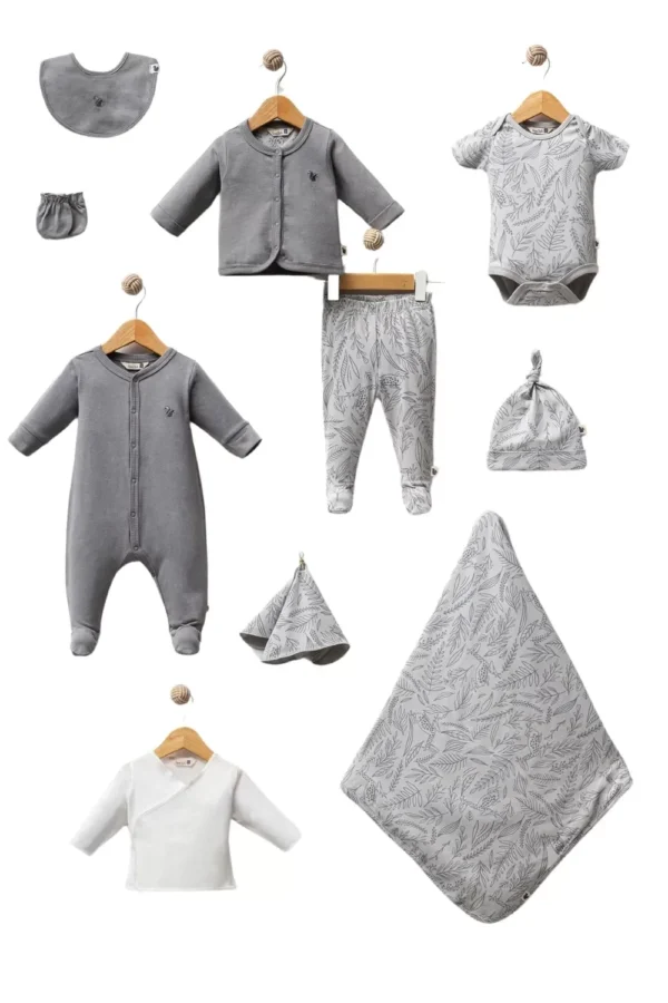 Little Frog 10 Parça Hastane Çıkışı Grey