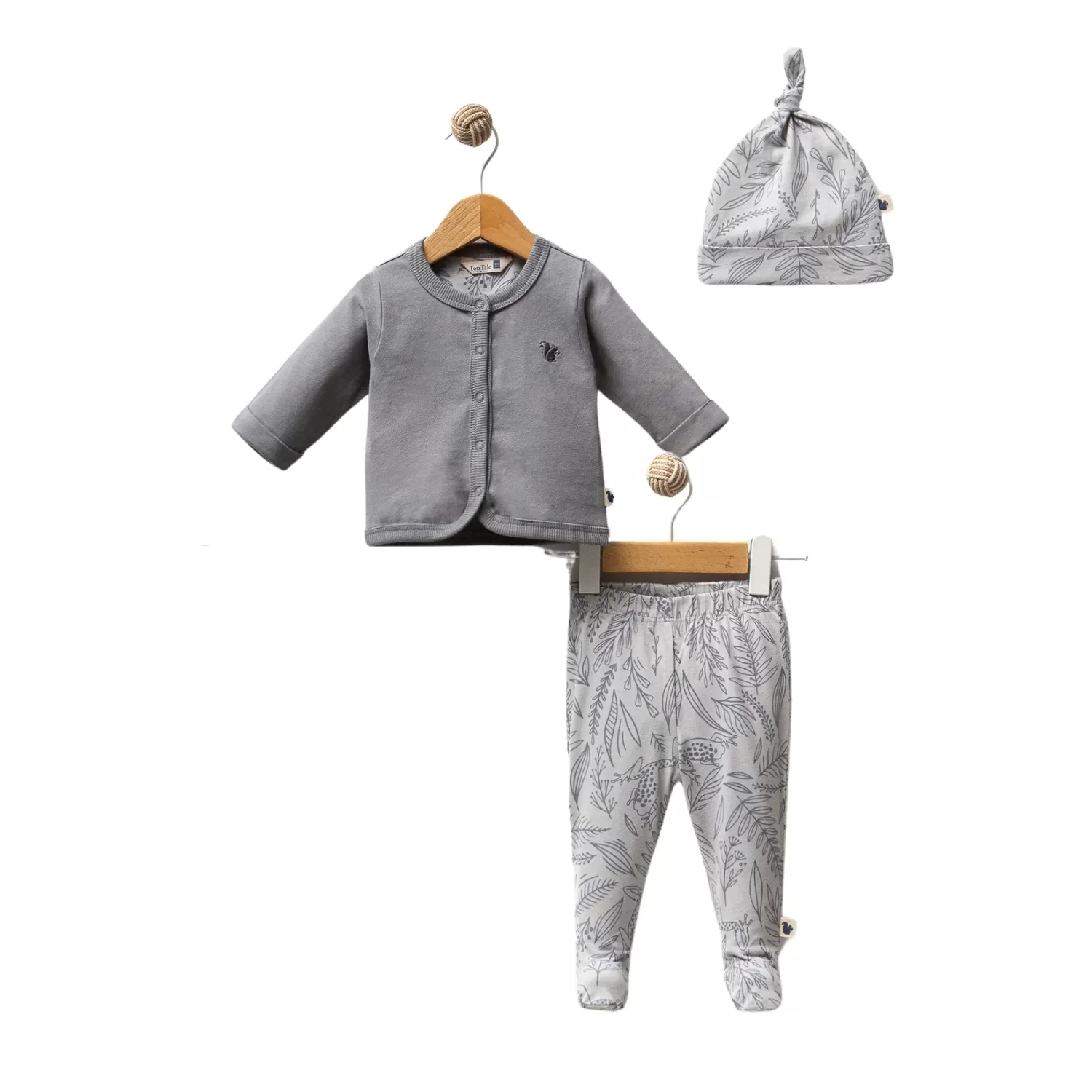 Little Frog 5 Parça Hastane Çıkışı Grey - Görsel 2