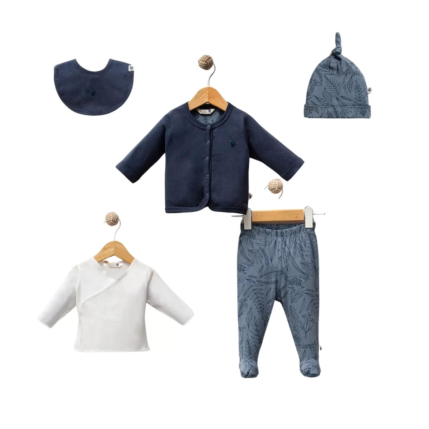 Little Frog 5 Parça Hastane Çıkışı Navy - Görsel 5