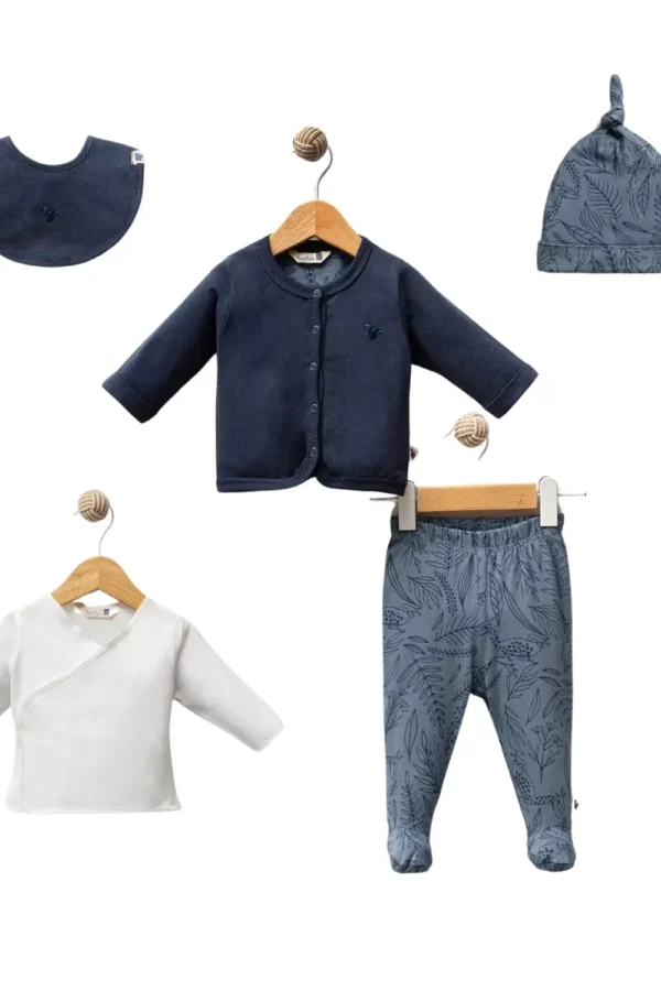 Little Frog 5 Parça Hastane Çıkışı Navy