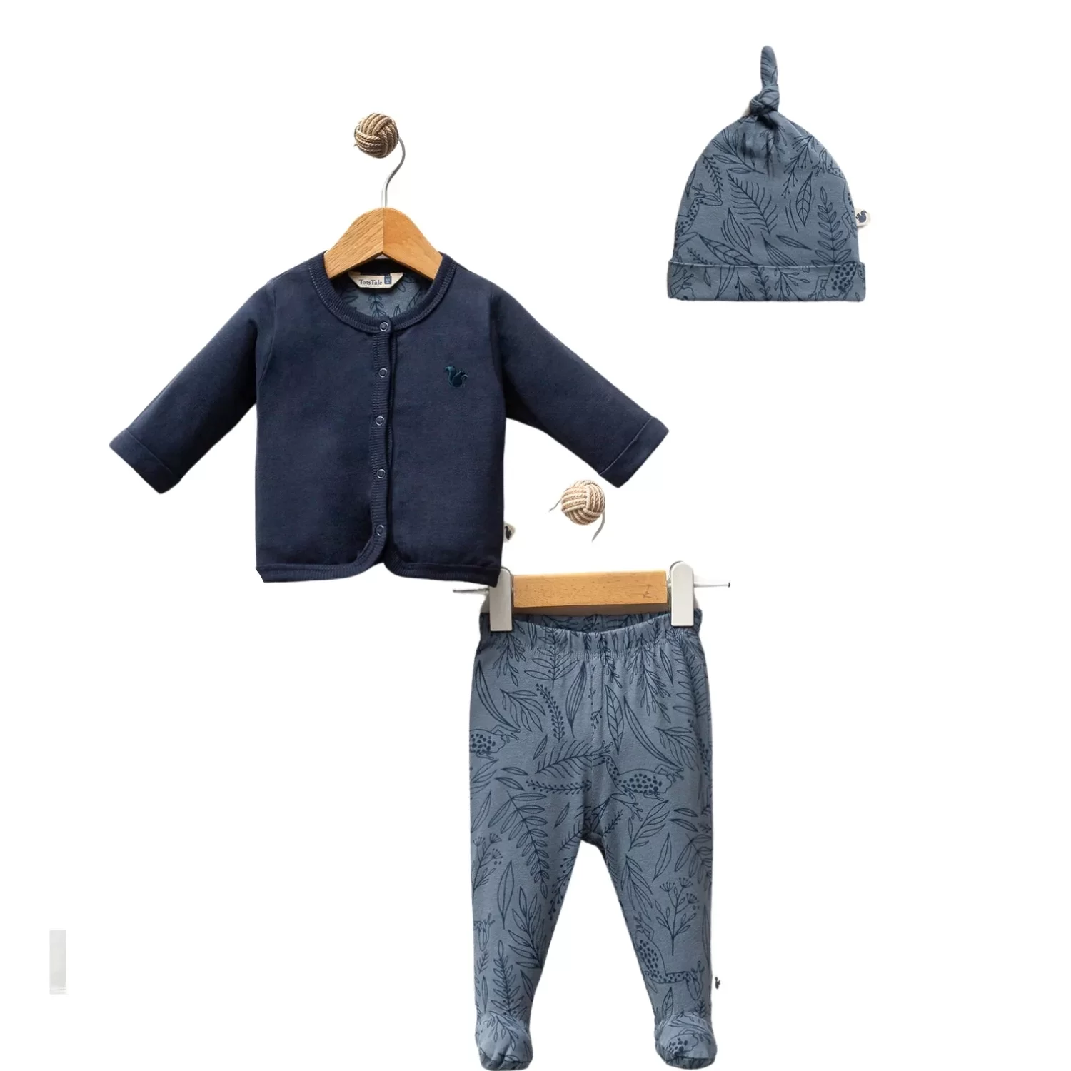 Little Frog 5 Parça Hastane Çıkışı Navy - Görsel 2