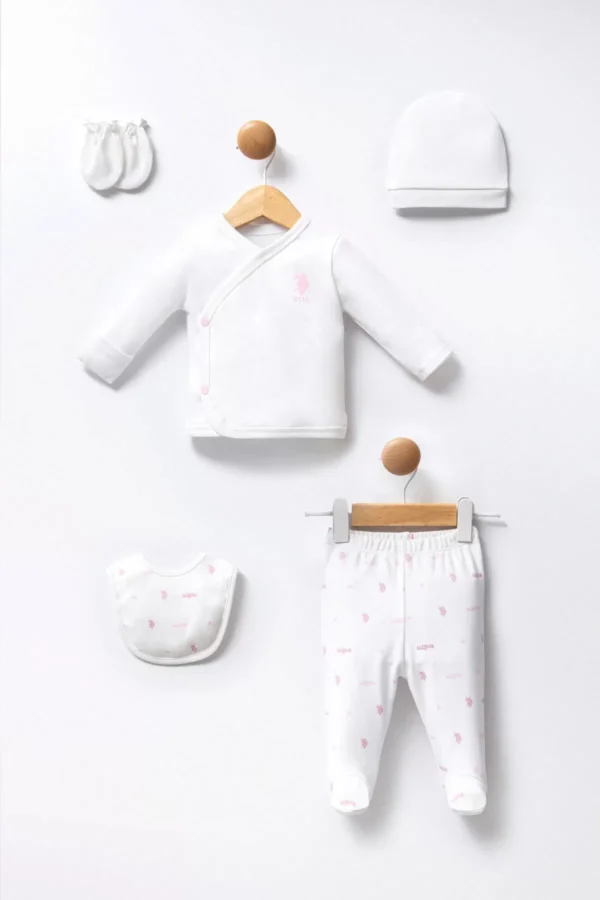 U.s Polo 5'li Hastane Çıkış Seti Usb2358 Beyaz