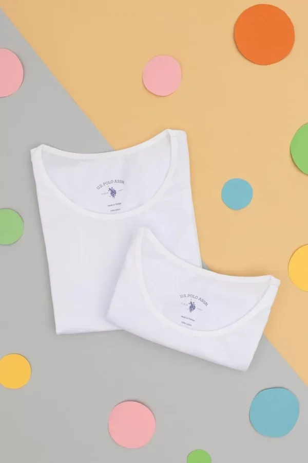 Kız Çocuk Basic Kalın Askılı Atlet  Beyaz