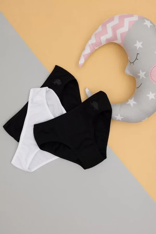 Kız Çocuk Slip Külot  Siyah