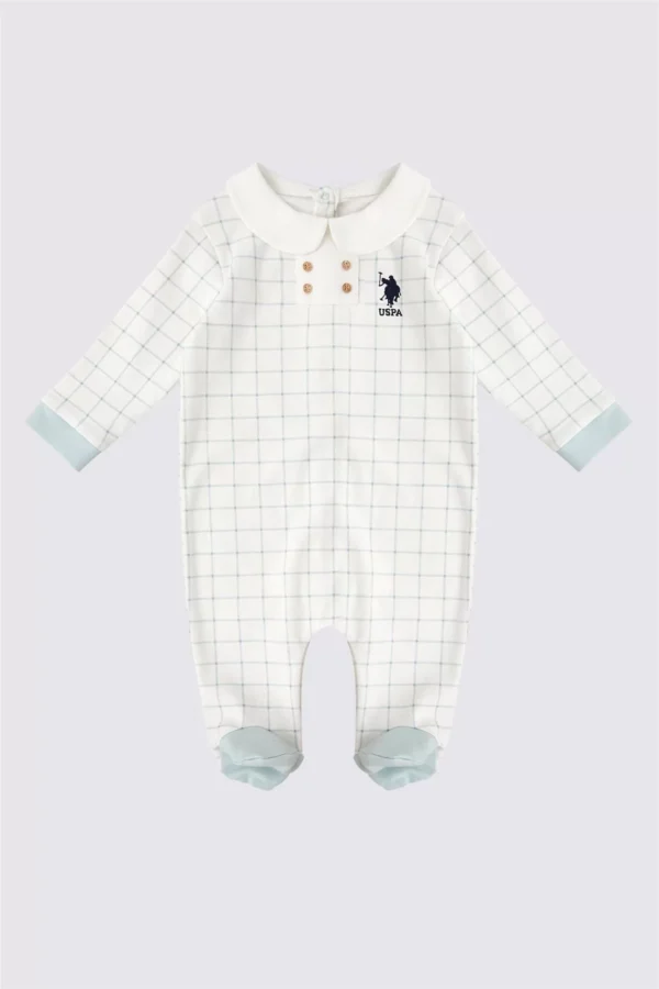 Roly Poly Erkek Bebek Patikli Tulum Usb Su Yeşili