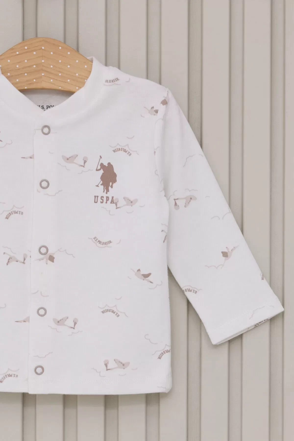 Erkek Bebek Patikli 3'lü Takım Usb2018 Krem - Görsel 6