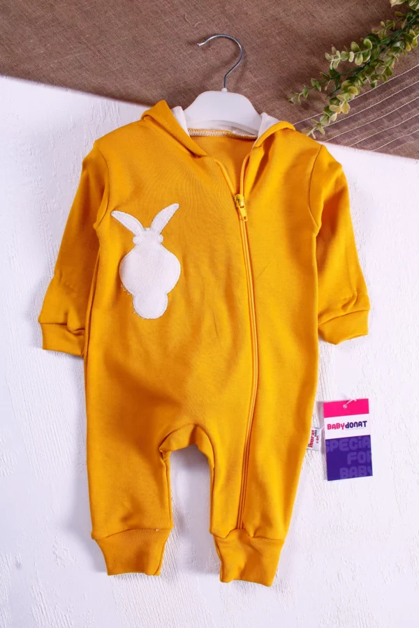 Uzun Kulak Figürlü Erkek Bebek Tulumu